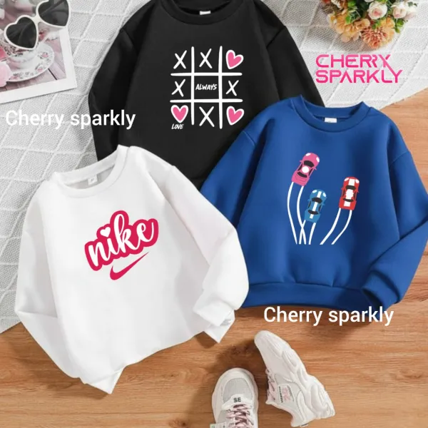 ৩ পিস কিডস সুইটশার্ট মাত্র ৳৯৯৯